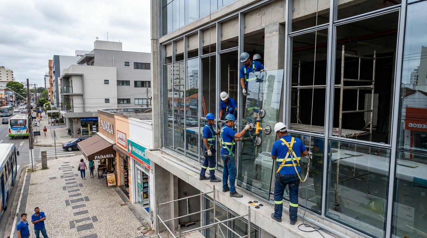 Fachada de Vidro em São José dos Campos‑SP